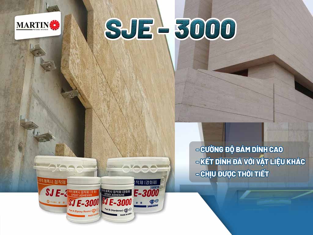 Keo dán đá 2 thành phần SJE - 3000