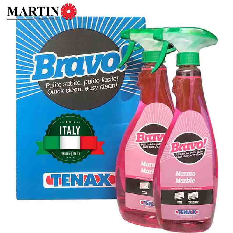 Làm sạch bụi bẩn nhờn Bravo Marmo